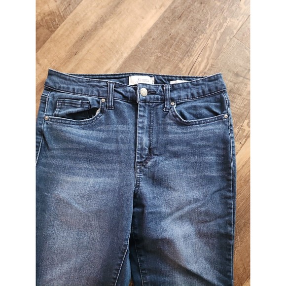 Jessica Simpson Women's Jeans Size 4 w27 Blue Denim High Rise Skinny Ankle - Picture 2 of 6